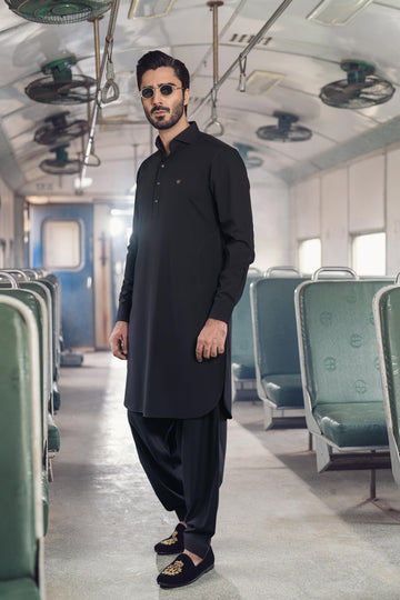 Dark Purple wash n wear SHALWAR KAMEEZ