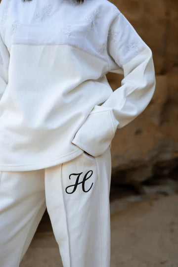 White H Logo Sweat Pant