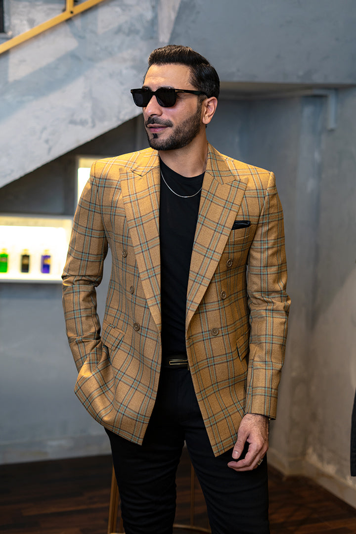 Checkered Blazer