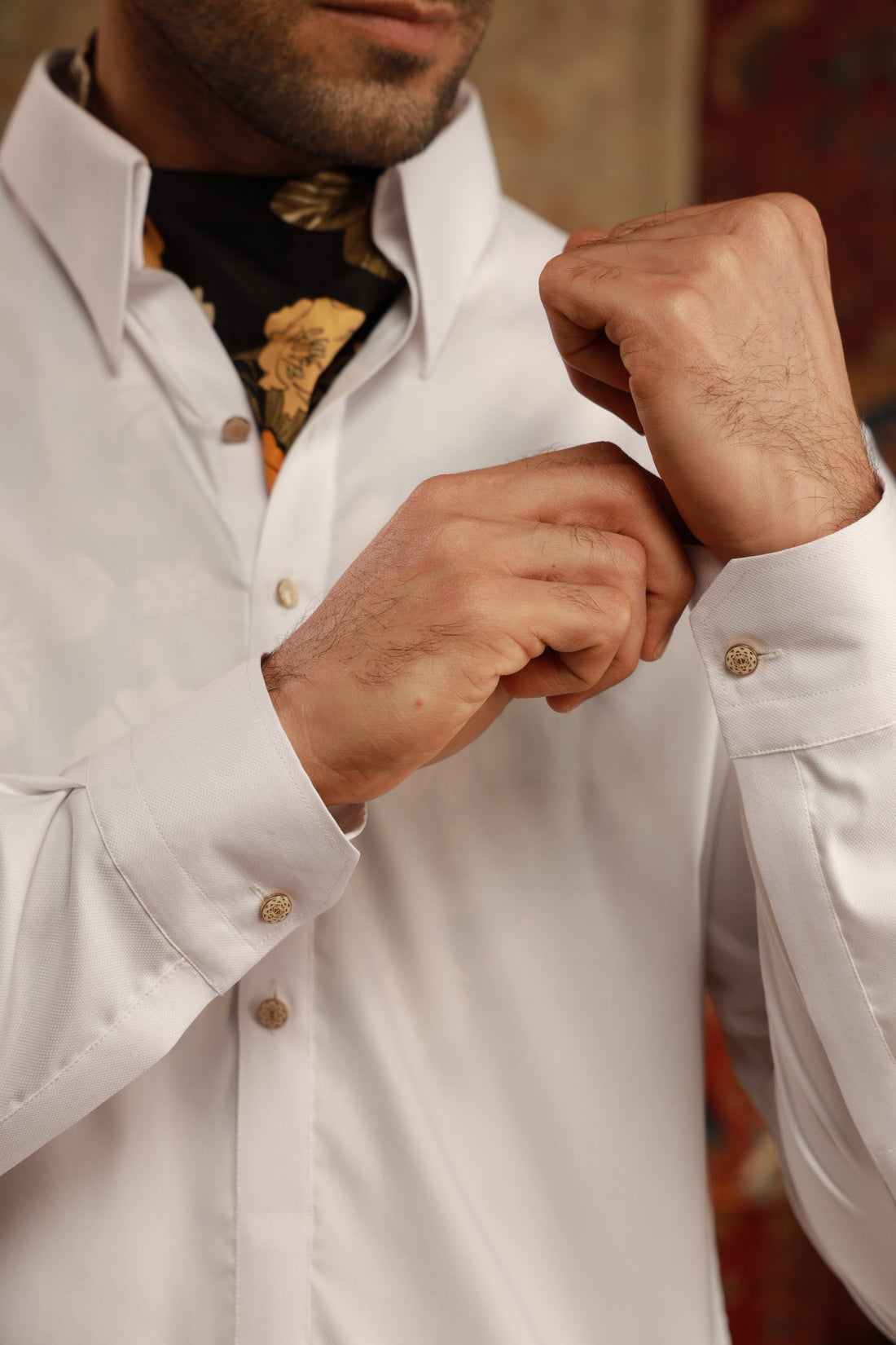 WHITE EGYPTIAN COTTON SHALWAR KAMEEZ