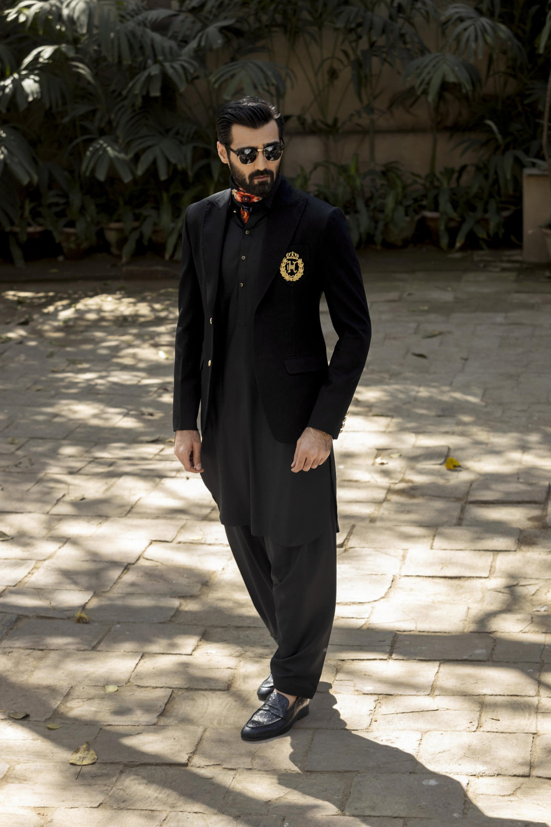 Black wash n wear SHALWAR  KAMEEZ