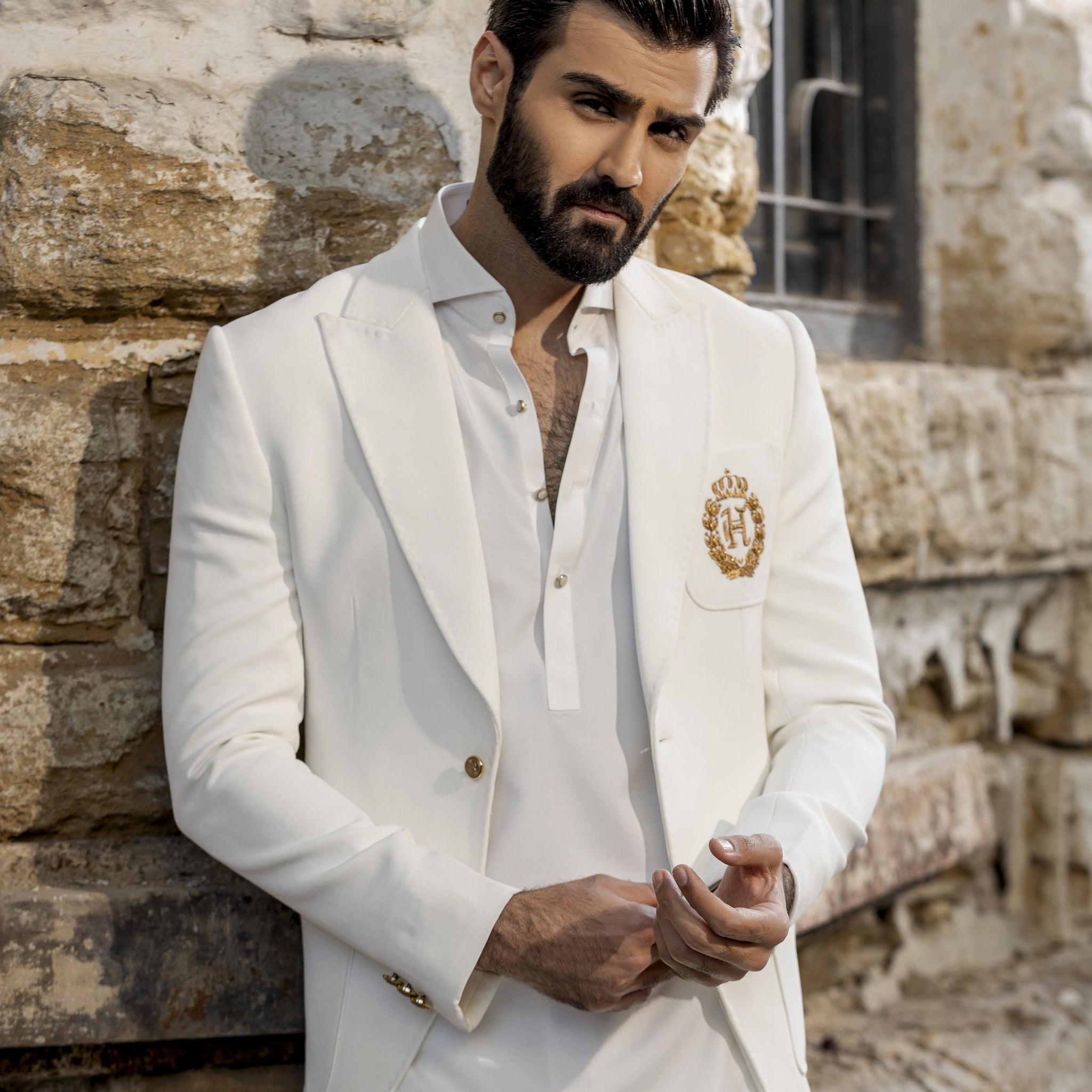 White Armani Blazer