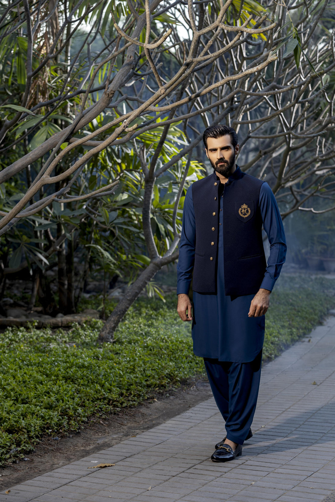 Teal blue wash n wear SHALWAR  KAMEEZ