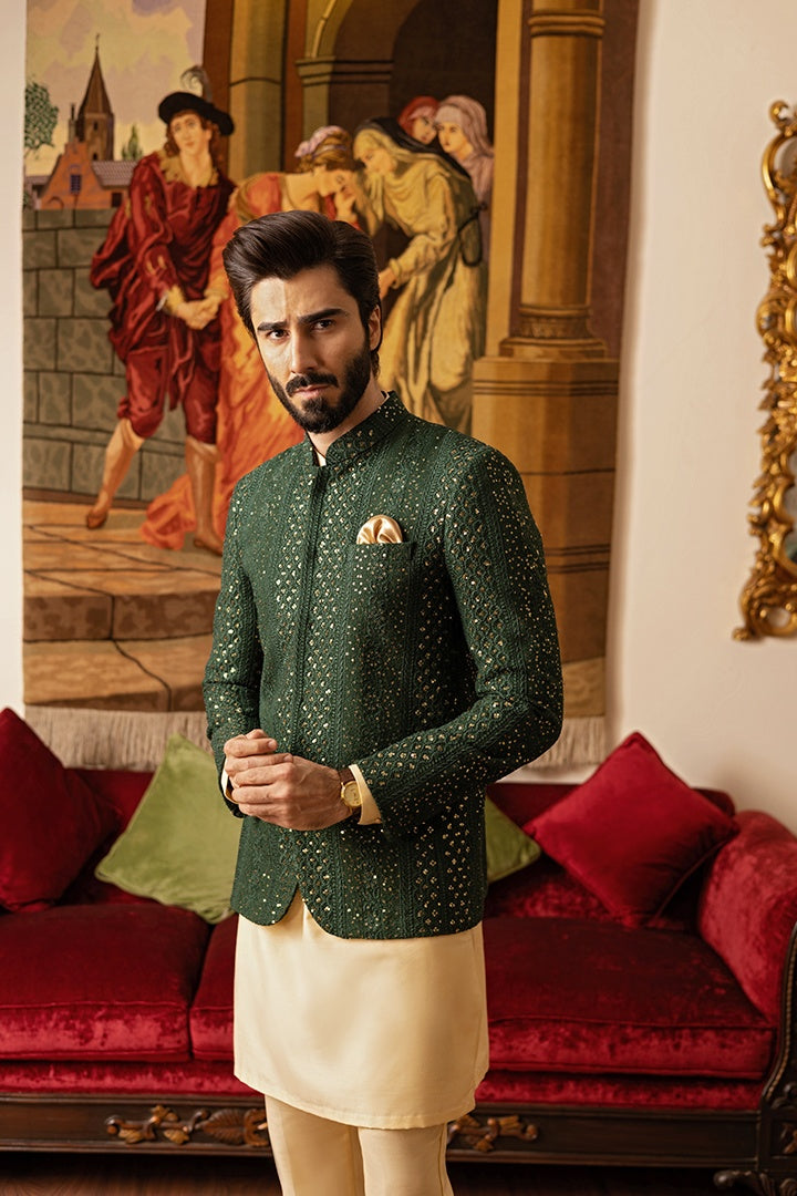 Green sequence Prince Coat