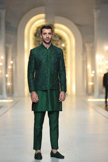 Bottle Green Prince Coat