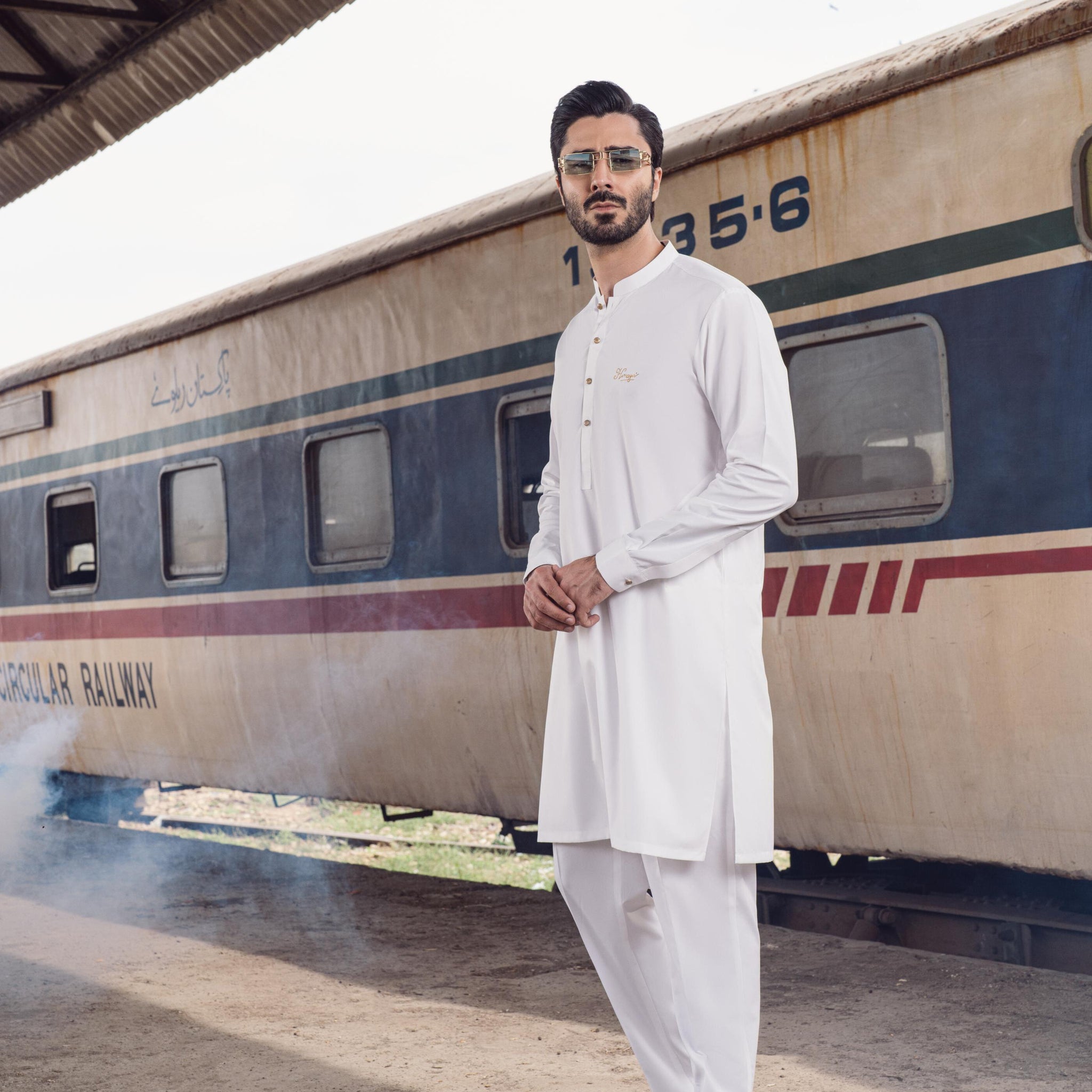 Off white Bosky Kurta Pajama