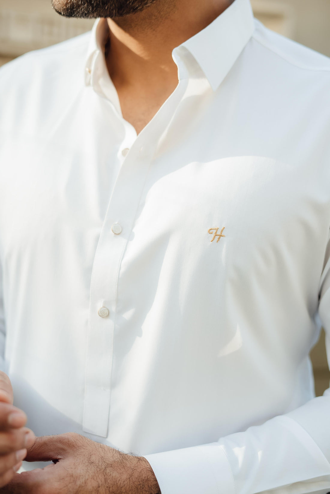 OFF WHITE WASH N WEAR SHALWAR KAMEEZ