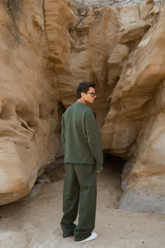Green H Logo Sweat Pant